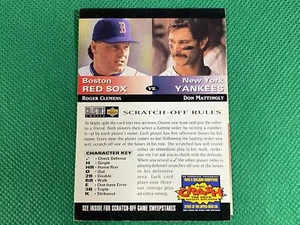 1994 Collector's Choice Team vs. Team #3 Roger Clemens Don Mattingly - Picture 1 of 1