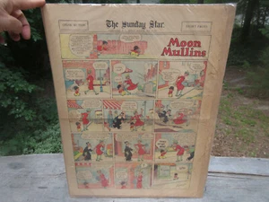 1929 Moon Mullins Sunday Newspaper Funnies Comic Sunday Star Wash. D.C. - Picture 1 of 6