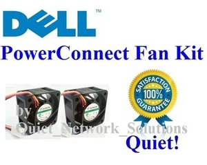 2x Quiet Delta Fans for Dell PowerConnect 5324 (UJ371) Best for Home Networking - Picture 1 of 6