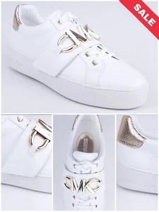 Michael Kors Amapola FACET Blanco Óptico Piel Metalizado Mk GB 5.5/7/8 - Imagen 1 de 19