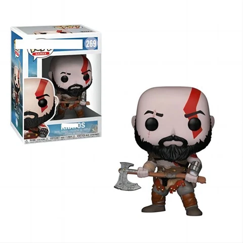 NECA God of War Kratos Action Figure Collectible Model PVC Cute Toy 10cm Cover