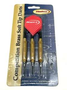Halex Competition Brass Soft Tip Darts New in Package - Picture 1 of 6