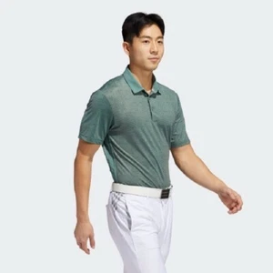 Neu sehr bequemes graues extra großes Adidas Poloshirt mit drei Streifen GD0798 - Bild 1 von 2