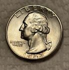 1943-D Silver Washington Quarter Absolute Gem Bu