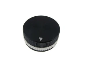 Tapa de perno sólido de aluminio con diapositivas de orificio HQ 6 mm para potenciomete giratorio aplanado - blanca - Imagen 1 de 1