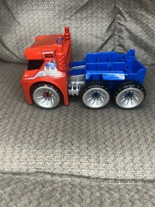 Playskool Heroes Transformers Optimus Prime Rescue Bots 12” Toy Figure Truck - Picture 1 of 16