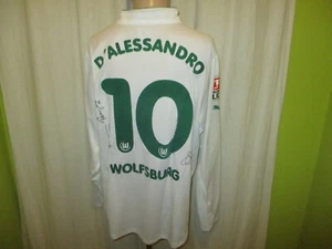 VfL Wolfsburg Puma Langarm Matchworn Trikot 2003/04 + Nr.10 D´Alessandro Gr.XXL - Picture 1 of 12