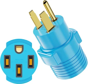 NEMA 6-50P to 14-50R EV Charger Adapter Cord, 240V 50 Amp 3 Prong Welder Plug to - Picture 1 of 12