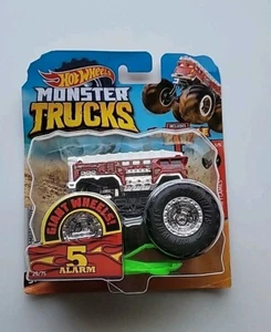 Hot Wheels Monster Trucks LIVE 5 Alarm Diecast Car - Picture 1 of 3