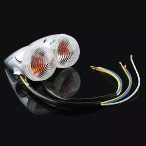 Clear Bullet Front Turn Signal Fit For YAMAHA XV1900 XV-1900 2006-2014 2012 2011 - Picture 1 of 6