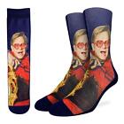 Good Luck Sock Mens Novelty Elton John On A Chair Crew Soft Socks Size UK 7-12