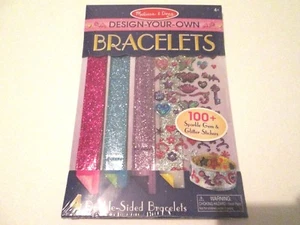 Melissa & Doug Design Your Own Bracelets 4 Double-Sided Bracer  Make Me an Offer - Picture 1 of 2