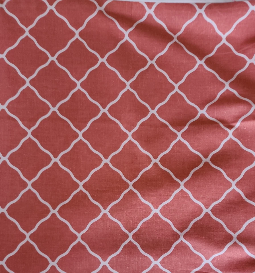 C&F Enterprise ~ геометрический дизайн ~ королевский размер ~ 78 «x 80» ~ юбка для кровати ~ 18» падение - Изображение 1 из 4