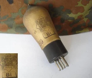 WWII ORIGINAL GERMAN WEHRMACHT RADIO TUBE TELEFUNKEN DRP - Picture 1 of 5