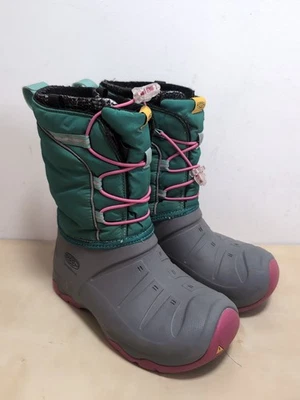 Keen Lumi Waterproof Boot big kids size 5 Parasailing/ Dusty Aqua Ski Snow Rain - Image 1 of 4