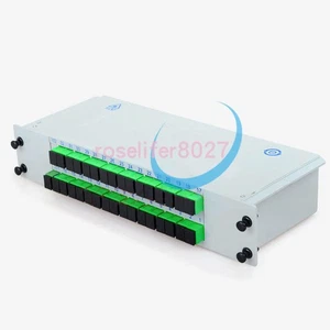 1x32 LGX Box Cassette Card Inserting SC/APC PLC splitter Module 1:32 Fiber Optic - Afbeelding 1 van 1