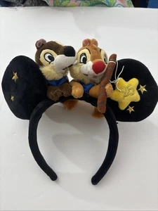 Disneyland Paris 25th Anniversary Chip N Dale Chipmunk Stirnband Mickey Ohren - Bild 1 von 4
