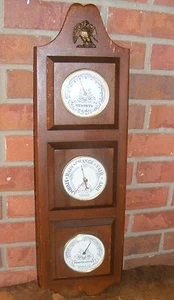 Hanging Vintage Wood Eagle Taylor Instrument Temperature Compensated Humidity - Picture 1 of 6