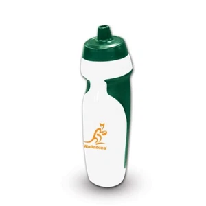 Wallabies Australian Rugby Union Sports Drink Water Bottle With Rubber Grip Gift - Picture 1 of 19