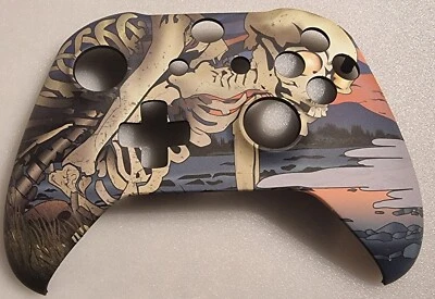 Custom Hydrodipped  Skeleton Xbox One S/X Controller Faceplate  Shell . - Image 1 of 4