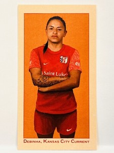 Debinha 2023 Parkside NWSL Collection Americana Mini SSP PR /500 KC Current