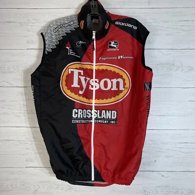 Giordana cycling vest windbreaker /mesh Tyson Fayetteville wheelmen size XL - Image 1 of 4