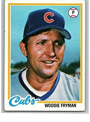 1978 Topps Baseball Card Single - #585 Woodie Fryman A3 - Image 1 of 2
