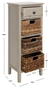 Safavieh Michaela Drawer Side Table, Reduced Price 2172716185 AMH5744D - Picture 1 of 5