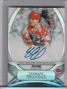 2010 BOWMAN STERLING #BSP-YG YASMANI GRANDAL AUTOGRAPH RC REFRACTOR REDS 47/199 - Picture 1 of 1
