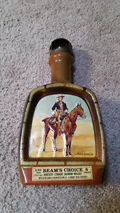 Beam's Choice Liquor Decanter Collectible Bottle Frederic Remington - Picture 1 of 9
