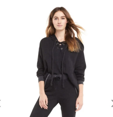 WILDFOX Hutton Sudadera con Capucha Grande Pullover Sudadera Desgastada Con Cordones Talla S Foto 1 de 4