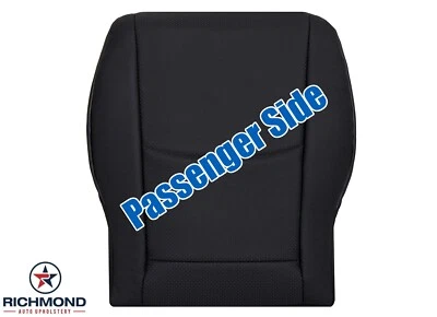 Capa de assento de couro preta 2003 Mercedes-Benz C230 C240 C320-Passageiro inferior lateral - Imagem 1 de 4