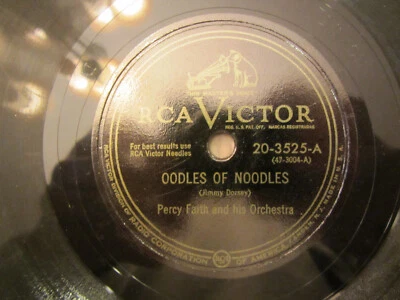 PERCY FAITH & HIS ORCHESTRA OODLES OF NOODLES/DEEP PURPLE RCA Victor 20-3525 VG+ - Image 1 of 4