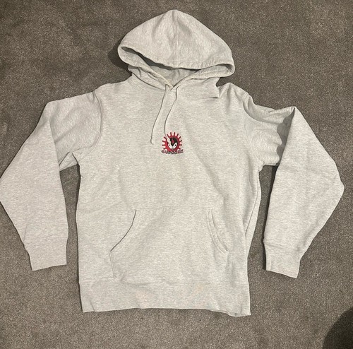 Felpa con cappuccio SUPREME Vampire Alien FW18 grigio cenere taglia M