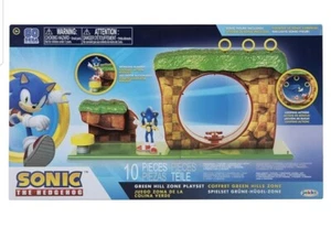 Green Hill Zone Sonic The Hedgehog 10-teiliges Spielset 30. Sonic Figur enthalten - Bild 1 von 4