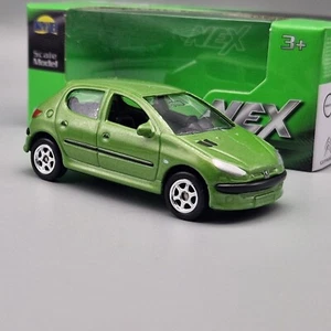 Peugeot 206 Diecast Model Car 1/60 - New In Box by Welly - Picture 1 of 7