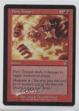 2002 Magic: The Gathering - Torment Foil Fiery Temper #97 00eu