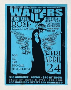 The Wailers at The Maritime Hall handbill flyer poster 1998 + Michael Rose - Picture 1 of 2