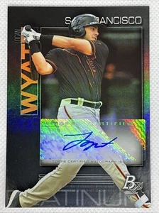 2020 Bowman Platinum - Wal-Mart Top Prospects Autographs #TOP-41 Logan Wyatt... - Bild 1 von 2