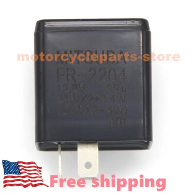 Turn Signal Blinker Flasher Relay for Kawasaki EN450 Vulcan 454 LTD 1985-1990 - Image 1 of 4