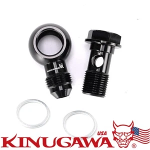 Kit de pernos de banjo de aluminio M18 x P1.5 a 8AN8 18MM enfriador de aceite/refrigerante de agua - Imagen 1 de 3