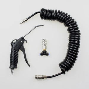 Druckluftpistole Ausblaspistole Luftpistole Set mit 5m Spiralschlauch - Bild 1 von 4