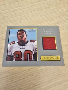 2006 Topps Turkey Red Relics Red #MC Michael Clayton Jersey Buccaneers Patch - Picture 1 of 2