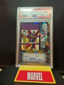 Topps Chrome Marvel Black Sapphire💥 Steve McNiven💥 AUTO 💥/10 PSA 9 💥💥MINT! - Bild 1 von 4