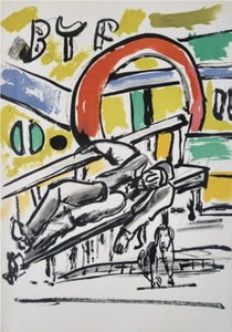 Fernand Leger  "Mes Voyages V" Original  Lithograph Limited ed Mourlot  1960 - Picture 1 of 5