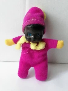 FIAMMIFERINO SPIRTOULIS NERO EL GRECO VINTAGE MINI BAMBOLA DOLL 1980 PACIOCCHINO - Photo 1/2