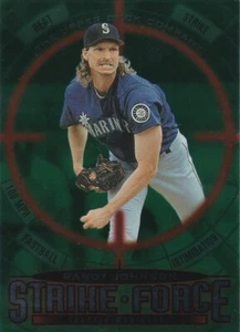 1996 RANDY JOHNSON UPPER DECK STRIKE FORCE BASEBALL CARD #72 SEATTLE MARINERS - Picture 1 of 2