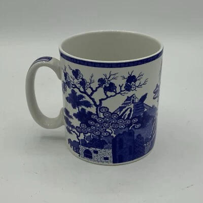 Taza de té café castillo gótico Spode Blue Room Collection azul blanco Foto 1 de 4
