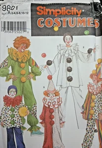 Simplicity 9801 Unisex Niño Bufón Payaso Disfraz Patrón de Costura Talla 2-12 - Imagen 1 de 5