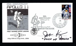Jack King Cubierta Firmada NASA Asuntos Públicos Anunciado Lanzamiento Apolo 11 - Imagen 1 de 1